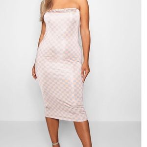 Pink and silver dress